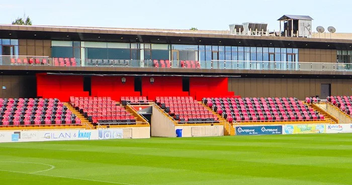 Qəbələ şəhər stadionu finala hazırdır FOTOLAR