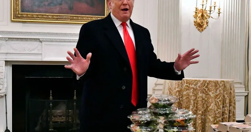 Белый дом рассказал о гастрономических вкусах Трампа