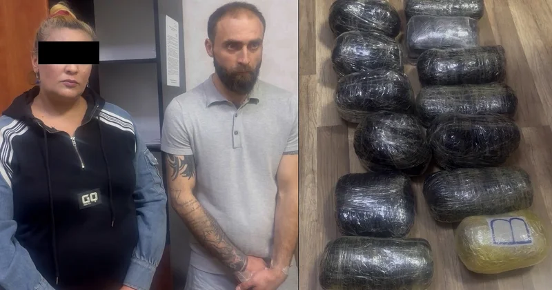 Qaradağda avtomobildən 14 kq narkotik tapılıb