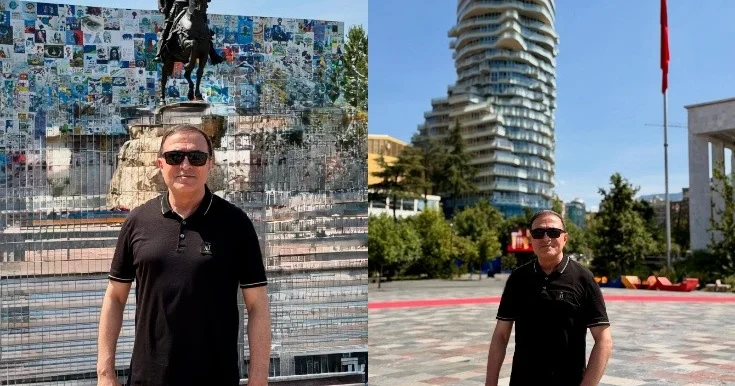 Mənsum İbrahimov Tiranada Fotolar