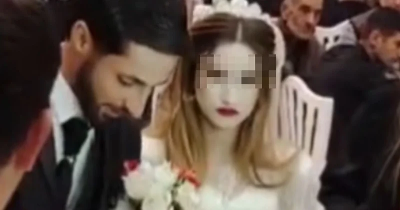 Kürə atılan 16 yaşlı qızın toy görüntüləri VİDEO