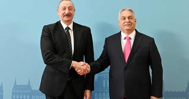 Prezident Budapeştdə tədbirdə iştirak edir Fotolar Yenilənib