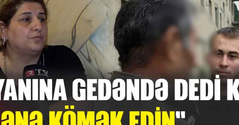 Yanına gedəndə dedi ki, mənə kömək edin... Hadisə yerində Elgünü tapan ŞƏXS DANIŞDI