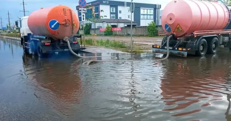В Бурятии из за сильных ливней затоплены дома