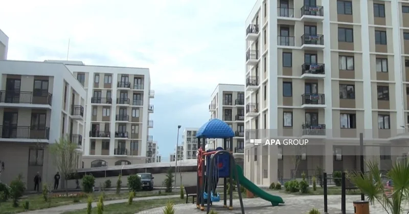 Ağdamda 2 ci yaşayış kompleksində müasir məhəllə formalaşdırılıb FOTO
