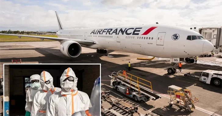 Самолет Air France с пассажиром из ДРК не пустили в США на фоне вспышки Эболы