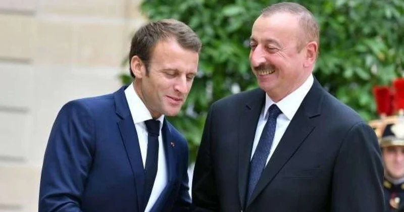 Emmanuel Makron İlham Əliyevə zəng vurdu
