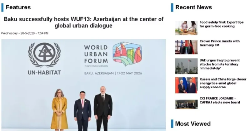 Иорданские СМИ широко осветили работу WUF13