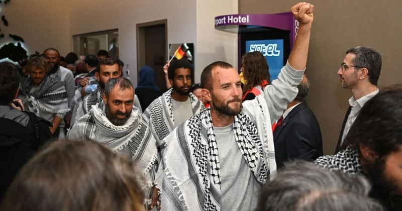 Sumud Donanmasının fəalları İstanbula qayıtdılar
