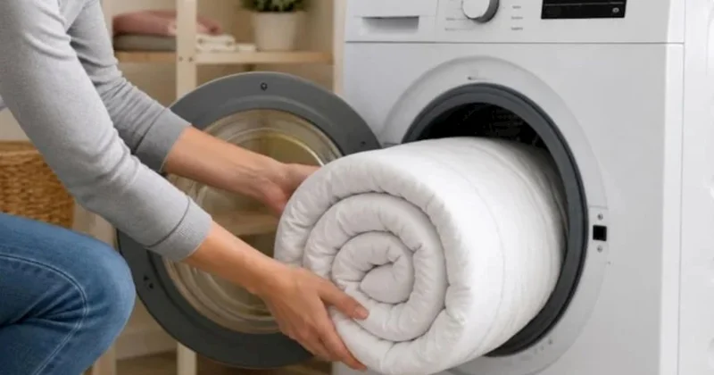 Yorğanı paltaryuyan maşında necə yuyaq?