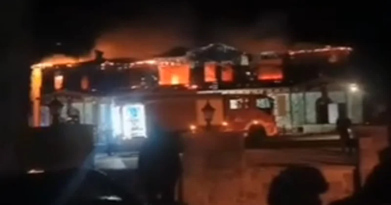 Savalan Şərab Muzeyində yanğın Video
