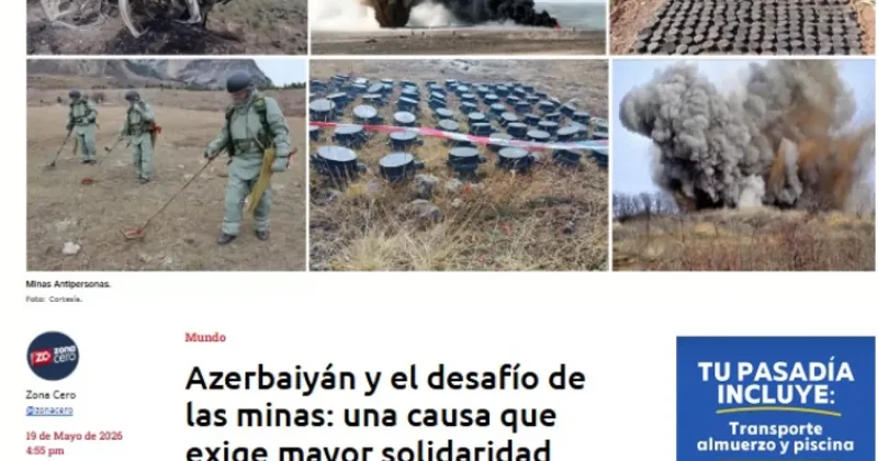 Колумбийские СМИ о минной проблеме Азербайджана