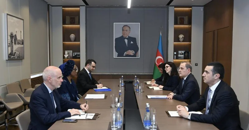 Ceyhun Bayramov BMqT baş direktorunun müavini ilə görüşüb
