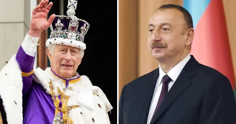 Britaniya Kralı İlham Əliyevə təbrik ünvanlayıb