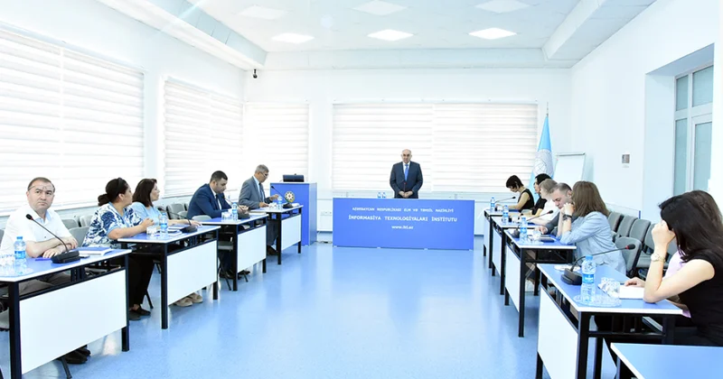 İnformasiya Texnologiyaları İnstitutunda yerinə yetirilən elmi tədqiqat layihəsinə dair fəaliyyət planı müzakirə olunub