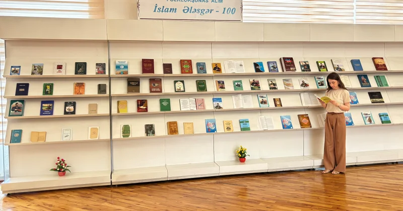Milli Kitabxanada “Folklorşünas alim İslam Ələsgər 100” adlı kitab sərgisi açılıb