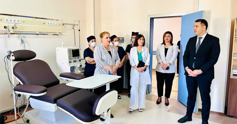 Naxçıvanda hemodializ xidmətlərinin təkmilləşdirilməsi məqsədilə xəstəxanalar müasir tibbi avadanlıqlarla təmin olunub