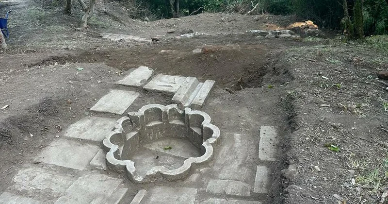 Astaranın Əlişa qalasında lotos çiçəyi formasında hovuz aşkarlanıb