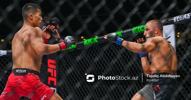 UFC Fight Night : Döyüş gecəsinin əsas kartı başlayıb