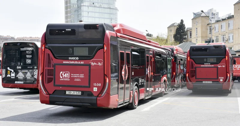 Bakıda 3 avtobus marşrutunun hərəkət sxemi müvəqqəti dəyişdirilir
