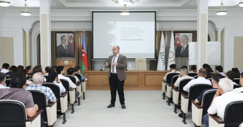 Sahibkarlar üçün HACCP təlimi keçirilib
