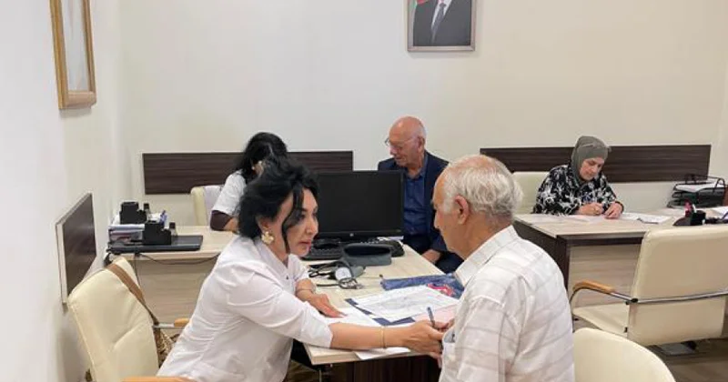 Herontoloji Mərkəz Müharibə, Əmək və Silahlı Qüvvələr Veteranları Təşkilatında tibbi aksiya keçirib
