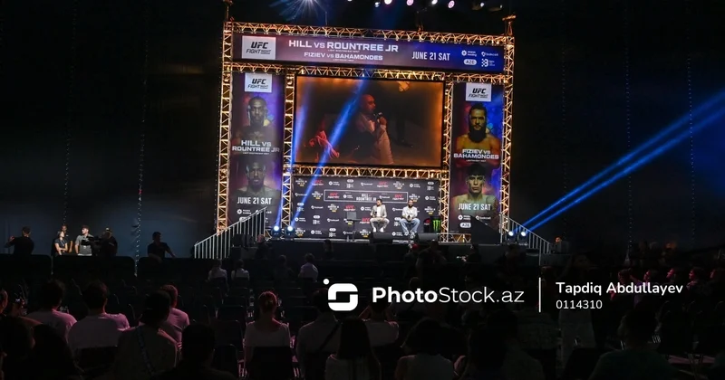 İlk dəfə Bakıda: UFC Fight Night başlayır 12 döyüş baş tutacaq