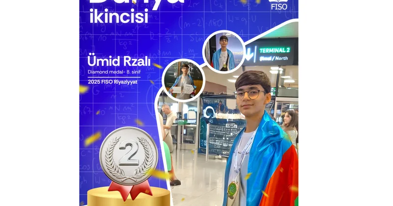 Naxçıvanlı məktəbli “Brilyant mükafat” qazanıb