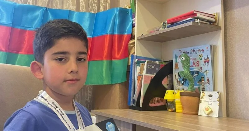10 yaşlı Yusif FİSO Global Olimpiadasında birinci yeri qazandı