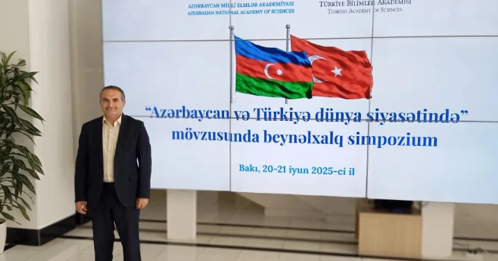 Faiq Ələkbərli “Türk Birliyi ideyasından Türk Dövlətləri Təşkilatlarına doğru” mövzusunda məruzə edib