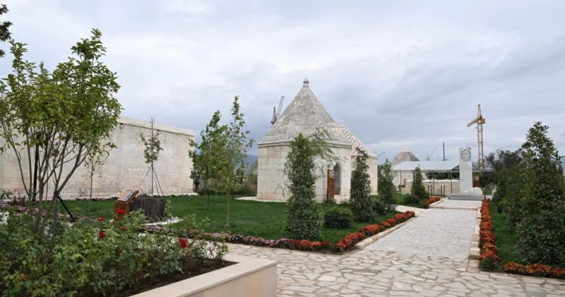 Diplomatlar Ağdamda İmarət Saray Kompleksində olublar