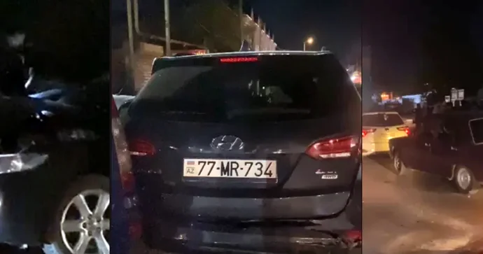 Xırdalan Binəqədi yolunda zəncirvari qəza VİDEO