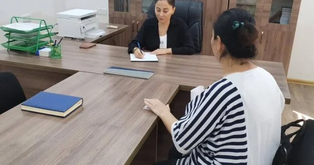 Deputat Əminə Ağazadə vətəndaş qəbulu keçirib