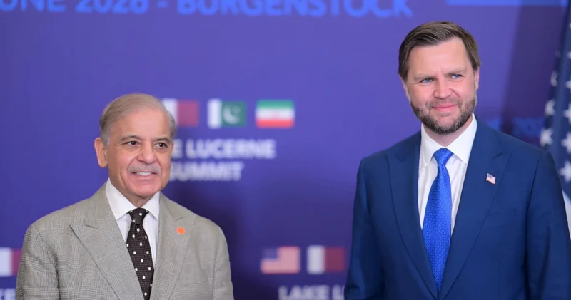 Şahbaz Şərif İsveçrədə Cey Di Venslə görüşdü