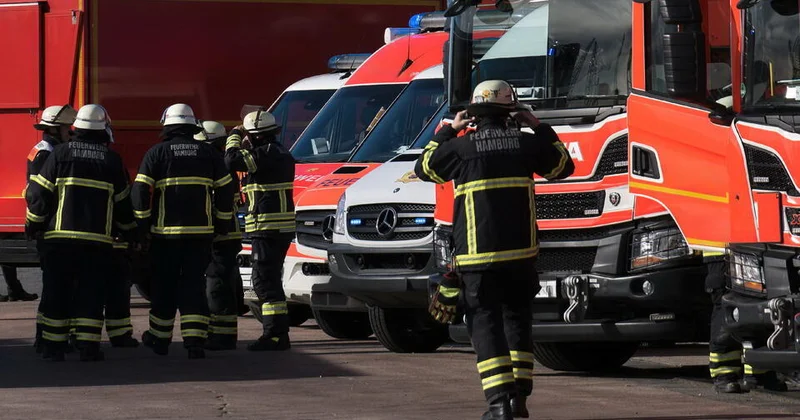 Сильный пожар в отеле в Гамбурге, есть пострадавшие