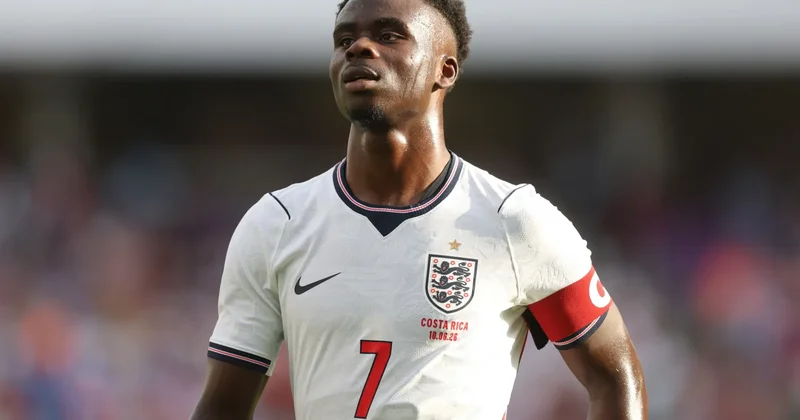 Bukayo Saka Qana ilə oyundan əvvəl İngiltərə millisinin məşqini buraxıb