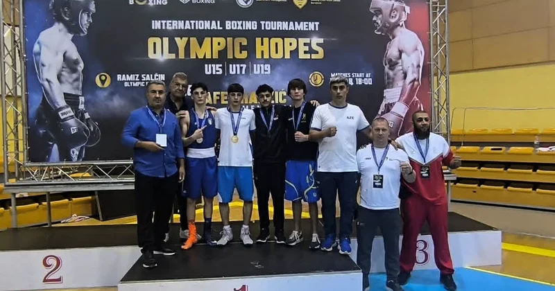 Boksçularımız Sarayevoda gücünü göstərdi: 12 medal FOTO