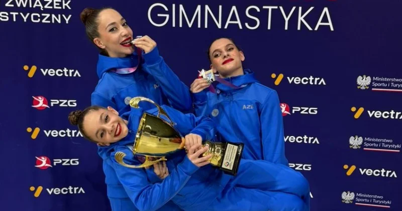 Азербайджанские акробаты стали победителями серии Кубка мира