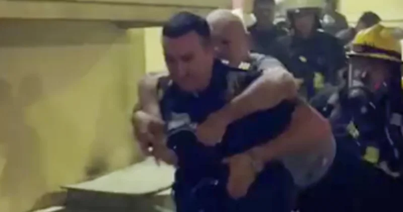 При пожаре в Сумгаите пострадали десятки человек видео
