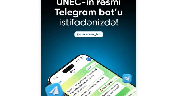 UNEC Telegram Bot istifadəyə verildi