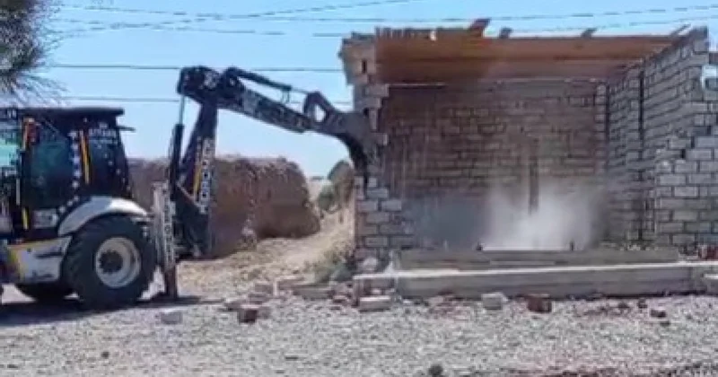 В Физули снесли самострой фото; видео