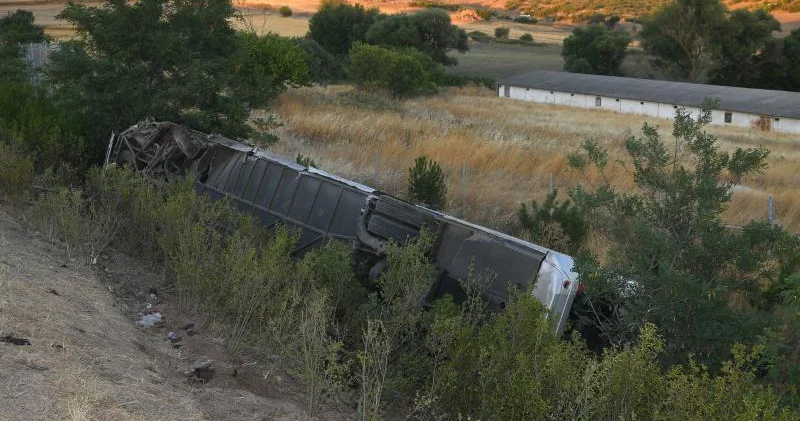 Türkiyədə sərnişin avtobusu qəzaya uğrayıb 27 yaralı var