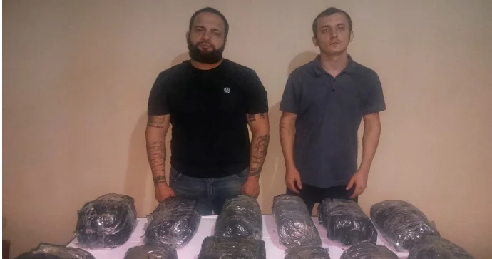 Külli miqdarda narkotiki ölkəyə keçirməyə cəhd göstərən şəxslər saxlanılıb FOTO