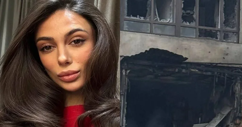 Miss Ukraine 2018 qalibinin mənzili rus hücumundan sonra yandı (FOTO)
