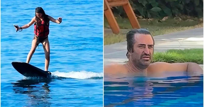 Hovuzda, dənizdə dincələn TÜRKİYƏLİ MƏŞHURLAR