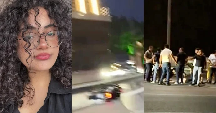 Motosikletlə qırmızıda keçən gənclər canlarından oldu: Qız öldü, oğlanın ayaqları kəsildi VİDEO