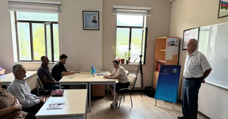 Qəbələdə yaradıcılıq həvəskarları üçün beşinci təlim keçirilib FOTOLAR