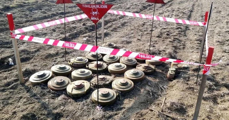 Ötən həftə 1600 hektardan çox ərazi minalardan təmizlənib