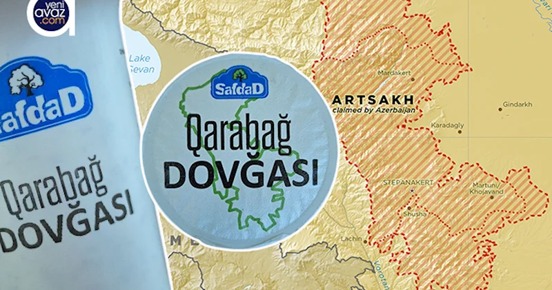 “Qarabağ” dovğasının üzərinə seperatçıların xəritəsi yerləşdirilib? Fotolar
