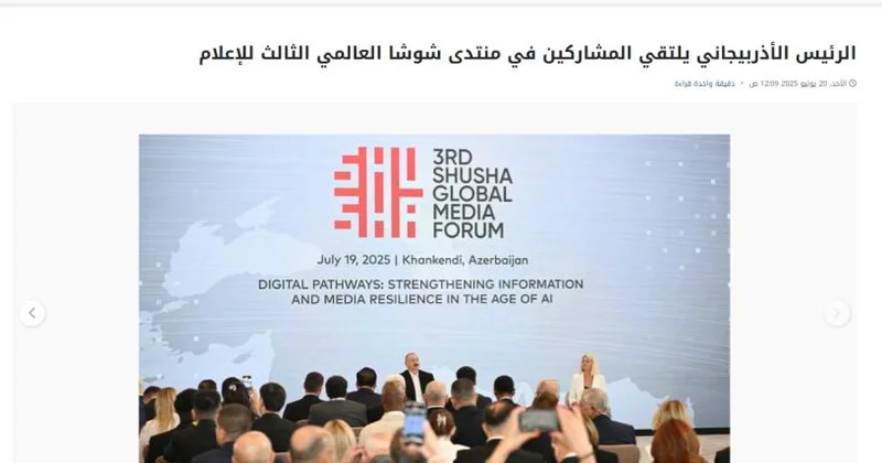 Dünya mətbuatı III Qlobal Media Forumunda Prezident İlham Əliyevini çıxışından əsas məqamları işıqlandırmaqda davam edir
